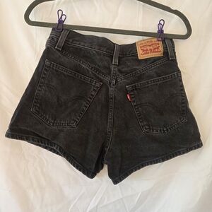 Levi's Women's Black Denim Shorts